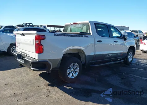 2025 Chevrolet Silverado 1500 4Wd Short Bed Wt из США, поврежденный, VIN 1GCPKAEK8SZ167844